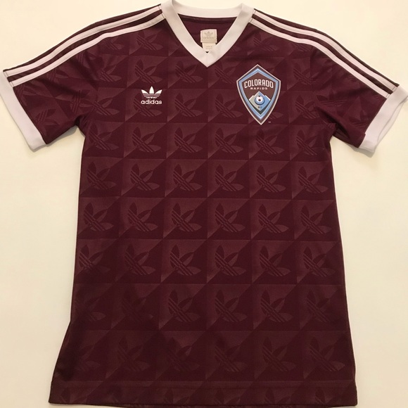 Vtg Colorado Rapids Adidas Trefoil soccer jersey S - Picture 1 of 6